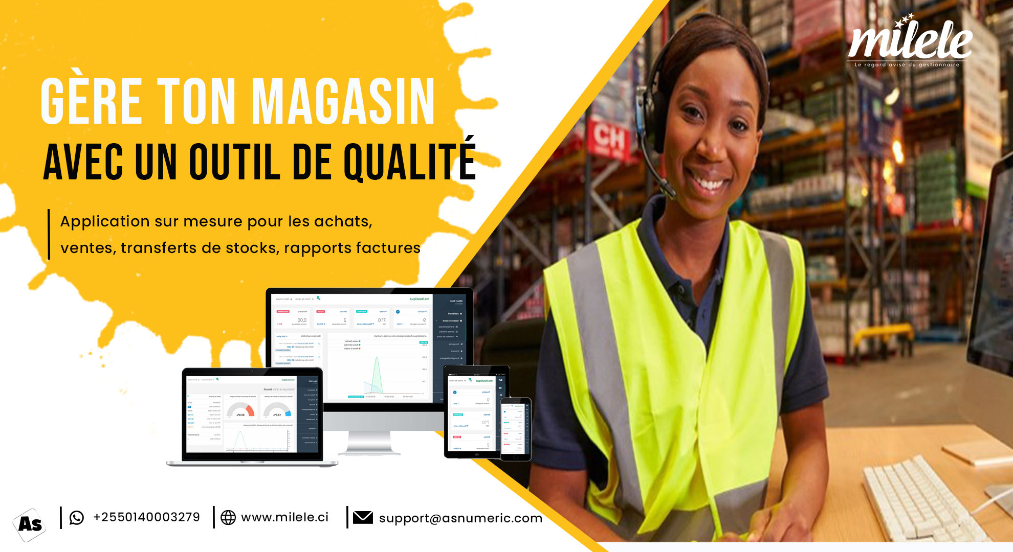 gestion des magasins